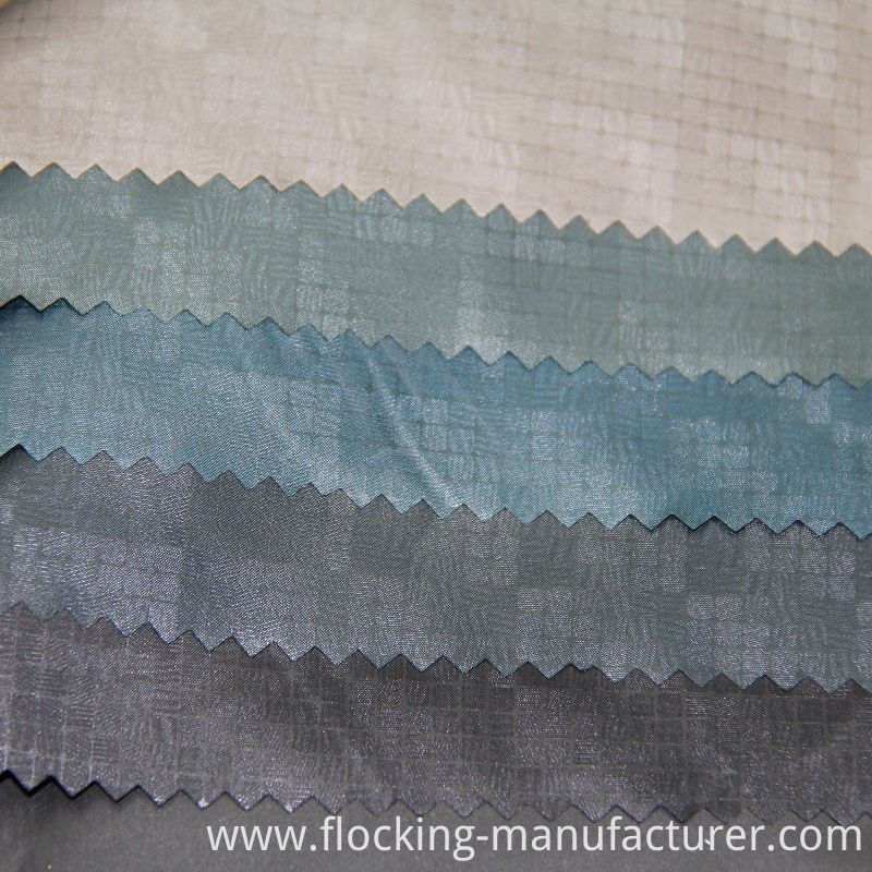 Fashion Embossed Fabric with PU Coat for Men's Wear